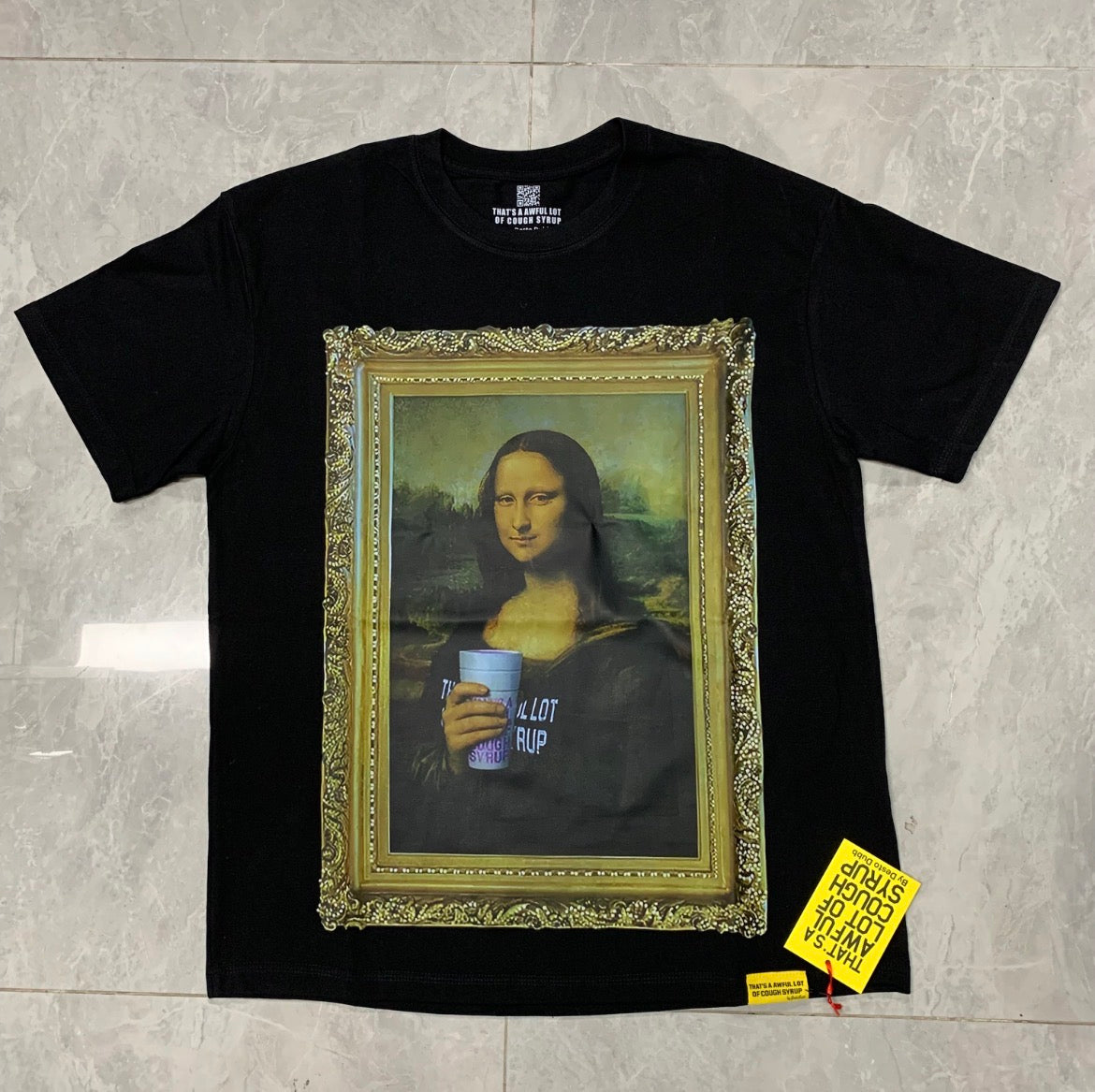 Mona Lisa That’s A Awful Lot Of Cough Syrup T-Shirt