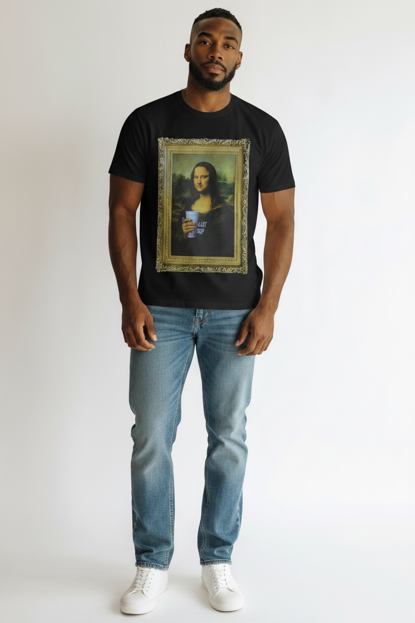 Mona Lisa That’s A Awful Lot Of Cough Syrup T-Shirt